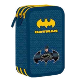 ASTUCCIO 3 ZIP BATMAN     GIOTTO TURBOCOLOR