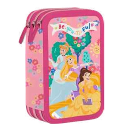 ASTUCCIO 3 ZIP PRINCESS   GIOTTO TURBOCOLOR