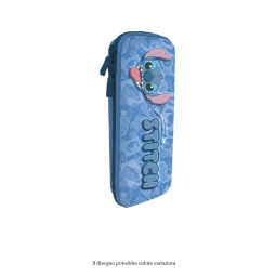 ASTUCCIO 3D 23X10CM STITCH AZZURRO
