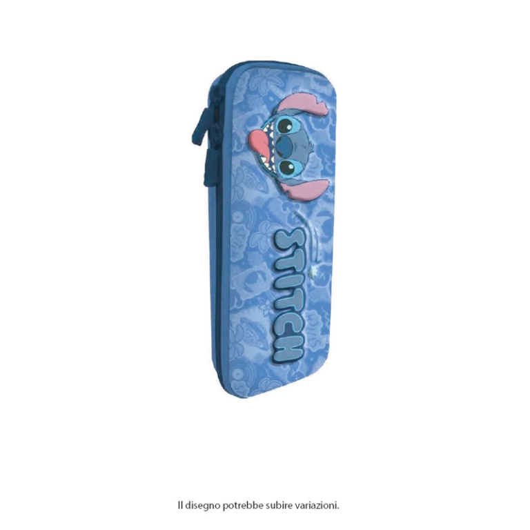 ASTUCCIO 3D 23X10CM STITCH AZZURRO
