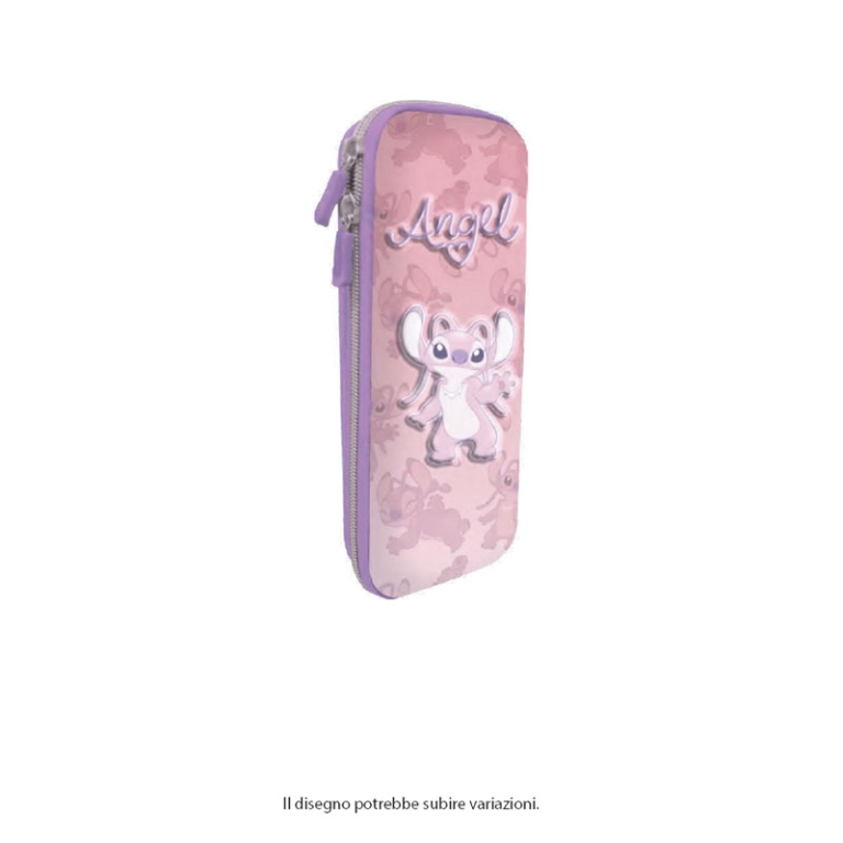 ASTUCCIO 3D 23X10CM STITCH LILLA