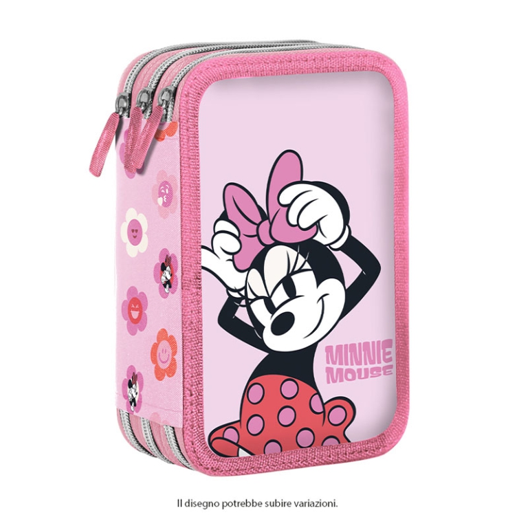 ASTUCCIO 3 ZIP GIOTTO CON 1 PAPERMATE MINNIE
