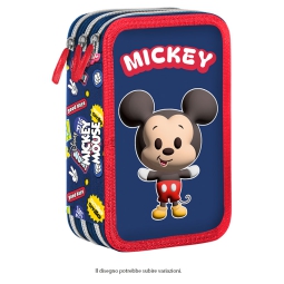 ASTUCCIO 3 ZIP SQUISHY MICKEY