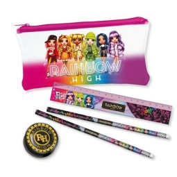 SET STATIONERY RAINBOW   HIGH