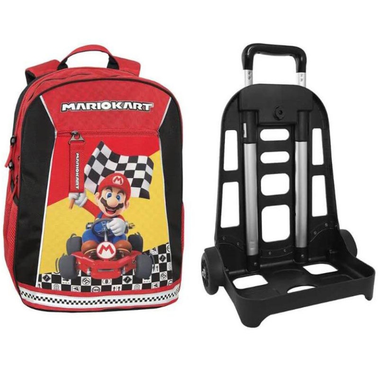 TROLLEY ORGANIZZATO PREMIUM 36X47X23CM MARIOKART 2