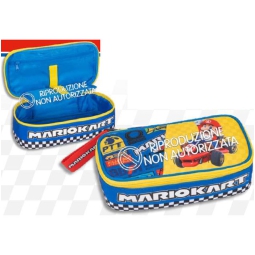 ASTUCCIO OVALE ORGAN. LARGE 22X7,5X11CM MARIO KART