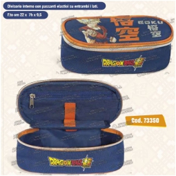 ASTUCCIO OVALE ORGANIZZATO 22X7X9,5CM DRAGON BALL