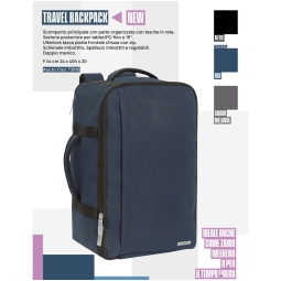 ZAINO TRAVEL BACKPACK 24X40X20CM COMIX