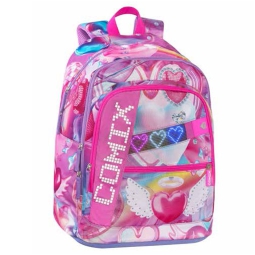 ZAINO ORGANIZZATO 32X43CM ASSORTITI COMIX BRIGHT GIRL