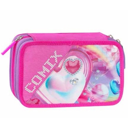 ASTUCCIO 3 ZIP 13X20X7CM COMIX ULTRA BRIGHT GIRL