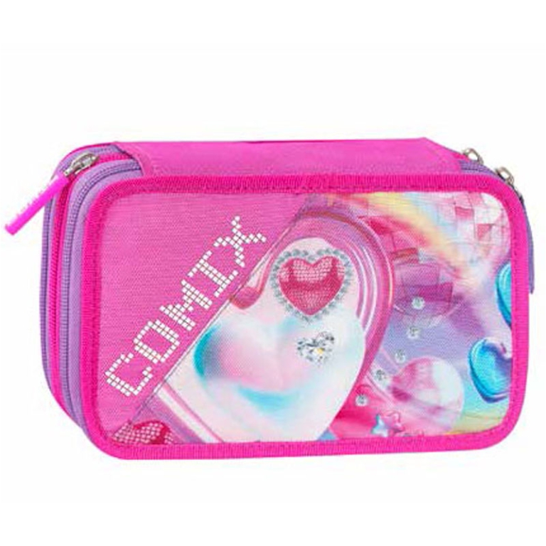 ASTUCCIO 3 ZIP 13X20X7CM COMIX ULTRA BRIGHT GIRL