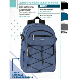 ZAINO ORGANIZZATO 32X46CM ROPE COMIX