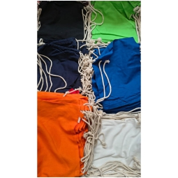 SAKKY BAG 33X45CM COTONE COLORI ASSORTITI