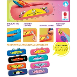 BUSTINA SILICONE MITAMINI ANIMALS 22X6,5CM MITAMA