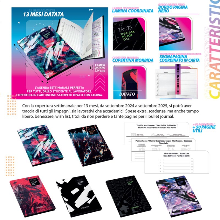 AGENDA UNIVERSE BOY/GIRL 19X13,5 SETT/SETT MITAMA 2