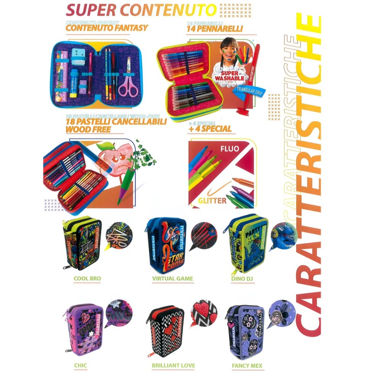 ASTUCCIO 3 ZIP SUPER     14X7X20 MITAMA BY SEVEN
