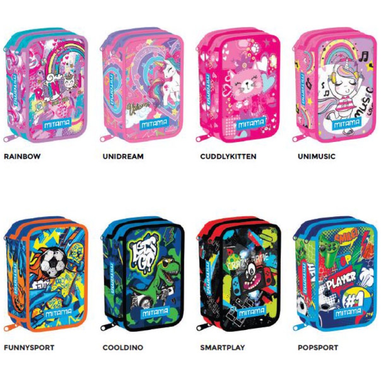 ASTUCCIO TRIPLO NEW PLUS BOY/GIRL 14X20CM MITAMA