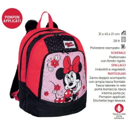 ZAINO SCUOLA MINNIE      31X43X21