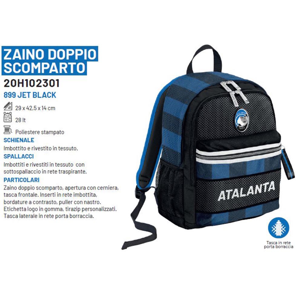 Zaino discount scuola atalanta