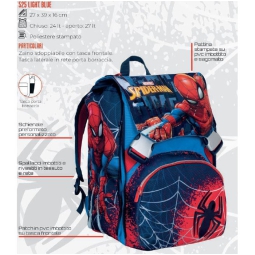 ZAINO SDOPPIABILE BIG 27X39CM SPIDERMAN