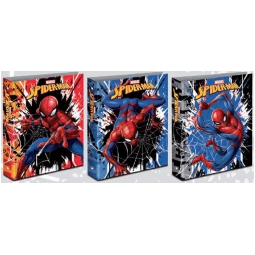 COPERTINA AD ANELLI A4 26X32CM SPIDERMAN