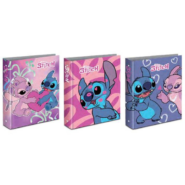 COPERTINA AD ANELLI A4 26X32CM STITCH