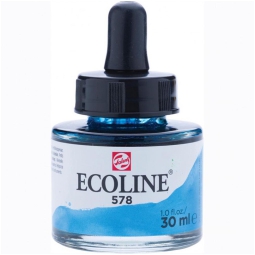 ECOLINE 30ML 3PZ BLU CYAN TALENS