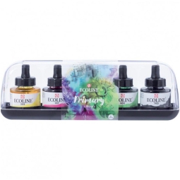 ECOLINE 30ML SET 5COLORI PRIMARI TALENS GRBVN