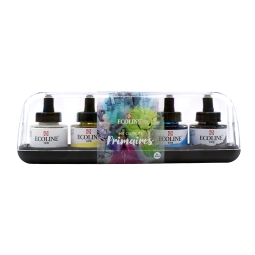 ECOLINE 30ML SET 5COLORI PRIMARI TALENS GRBBN