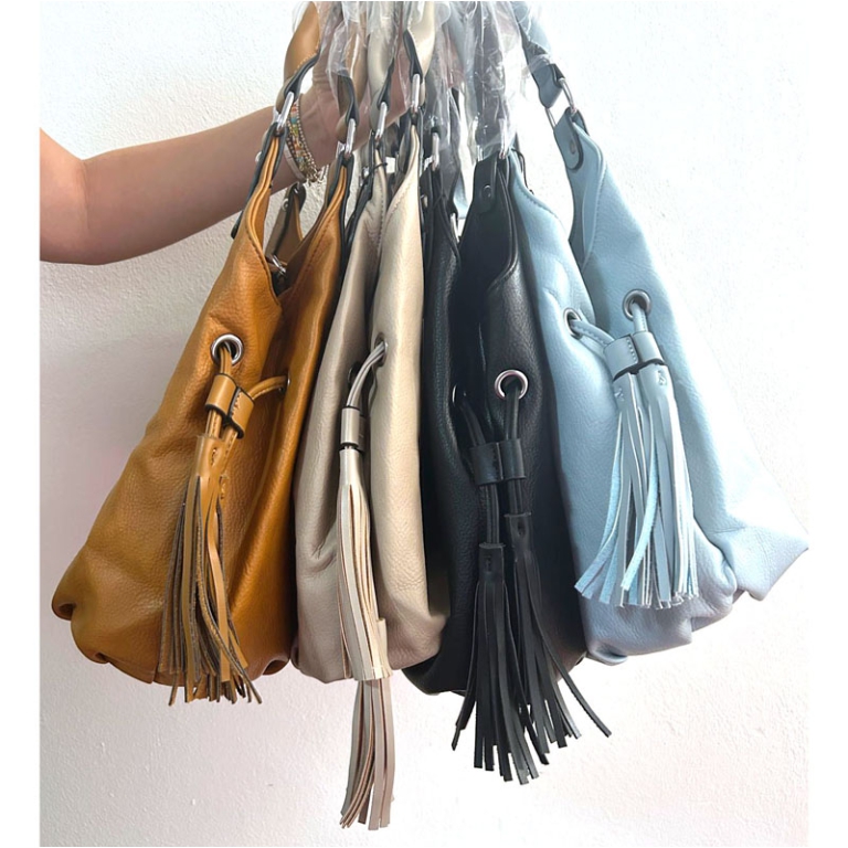 BORSA CON MANIGLIE GRANDE ECOPELLE 3