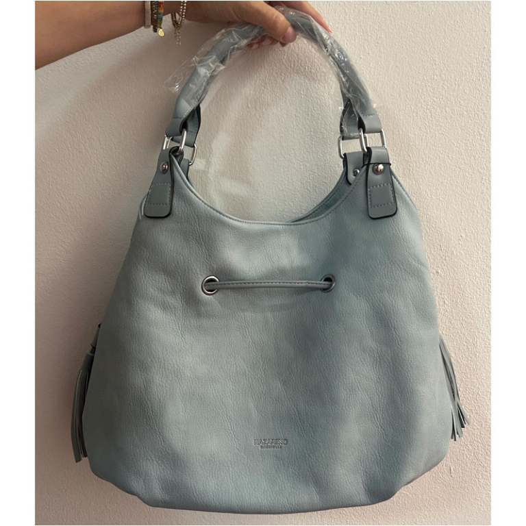 BORSA CON MANIGLIE GRANDE ECOPELLE 5