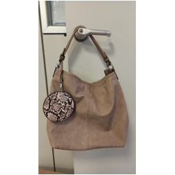BORSA GRANDE ECOPELLE C/PORTAMONETE MANIG. TRACOL.