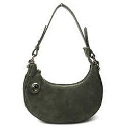 BORSA PICCOLA ECOSCAMOSCIATO C/MANIGL. E TRACOLLA