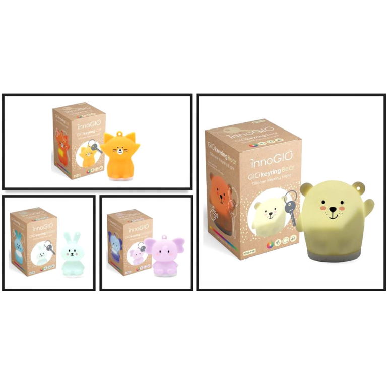 PORTACHIAVI LUMINOSI H8CM ASSORTITI 12PZ IN EXPO 2