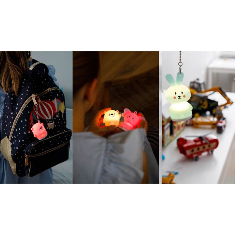 PORTACHIAVI LUMINOSI H8CM ASSORTITI 12PZ IN EXPO 3