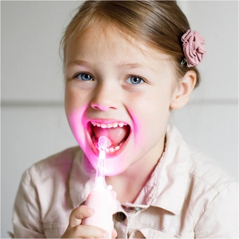 SPAZZOLINO DA DENTI SONICO GIRAFFE ROSA 5