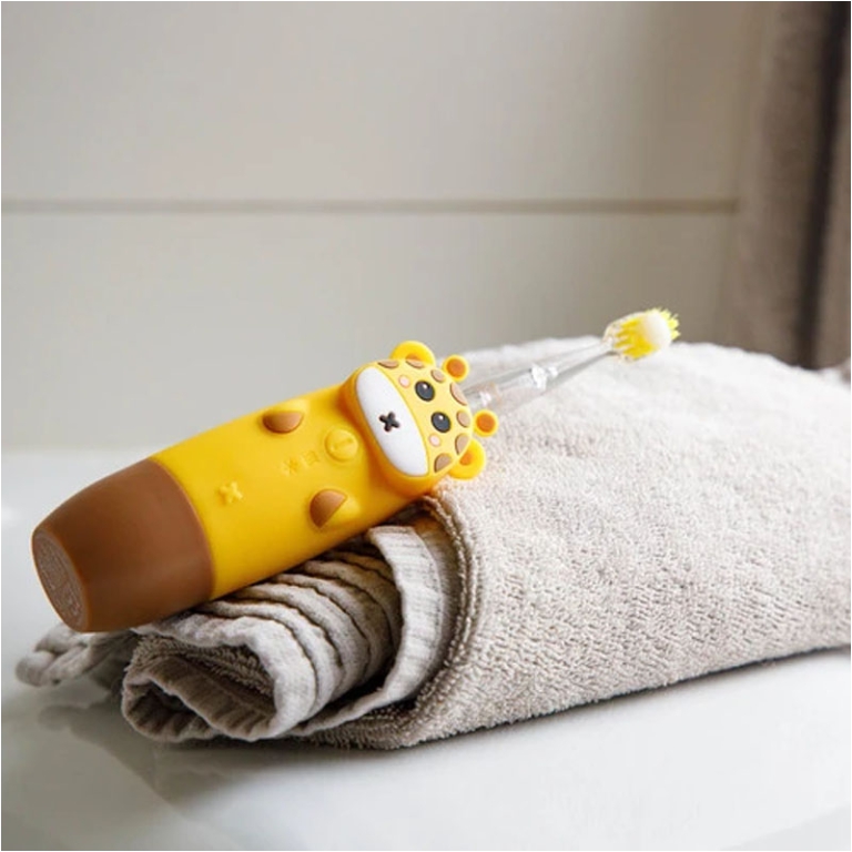 SPAZZOLINO DA DENTI SONICO GIRAFFE GIALLO 3