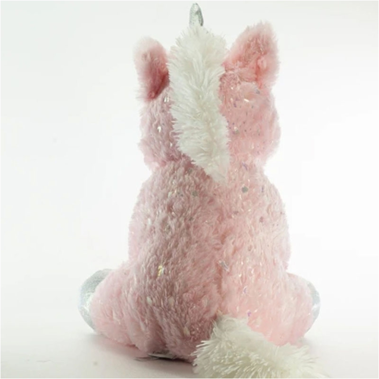 PELUCHES UNICORNO ROSA   25CM 5