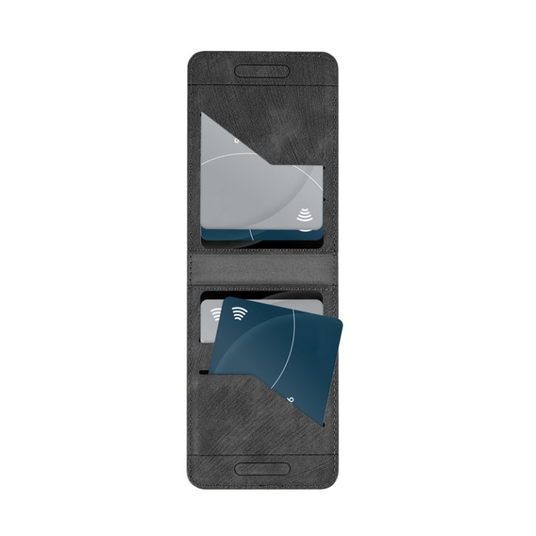 ETRES WALLET PORTACARTE  BLACK 10X17CM