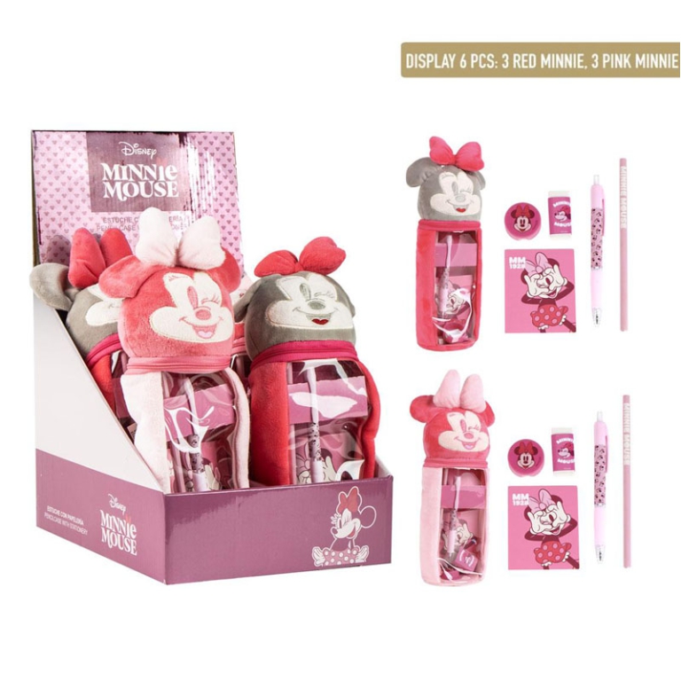 ASTUCCIO PELUCHE CON ACCESSORI 30CM MINNIE