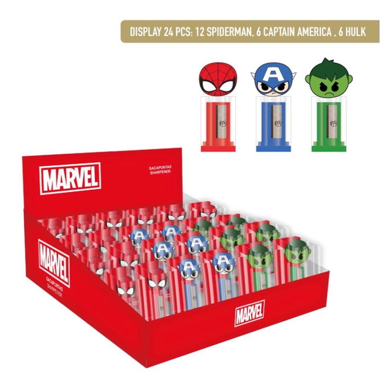 TEMPERAMATITE 3D 10CM MARVEL 24PZ EXPO