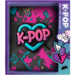 K-POP NOOTBOOK NOTES SQUSHY 20X18CM