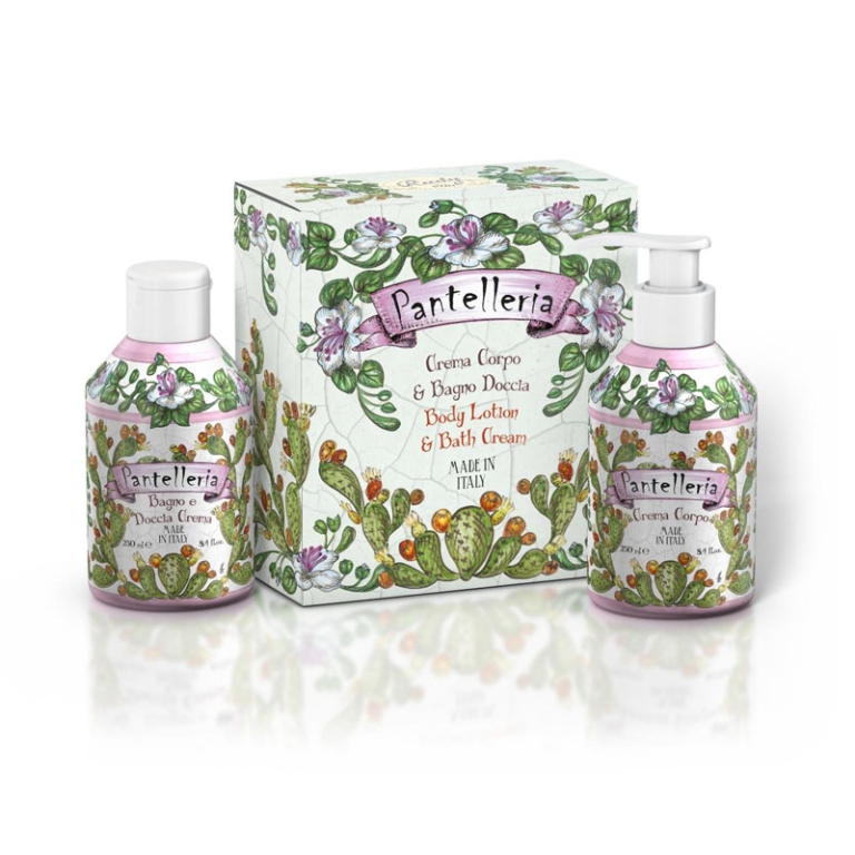 SET BAGNOSCHIUMA+CREMA    CORPO PANTELLERIA