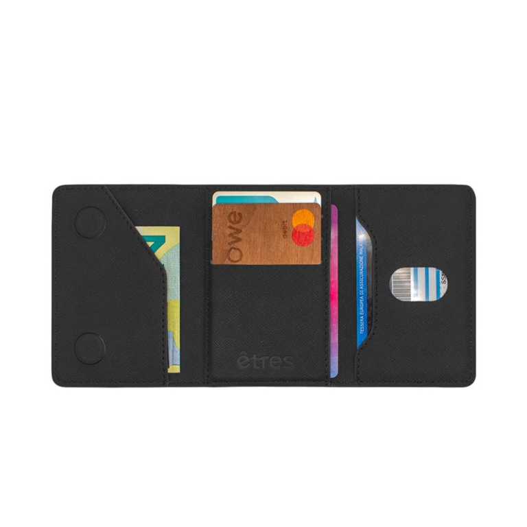 ETRES SMART WALLET SAFFIANO NERO 2