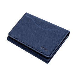 ETRES SMART WALLET SAFFIANO BLU
