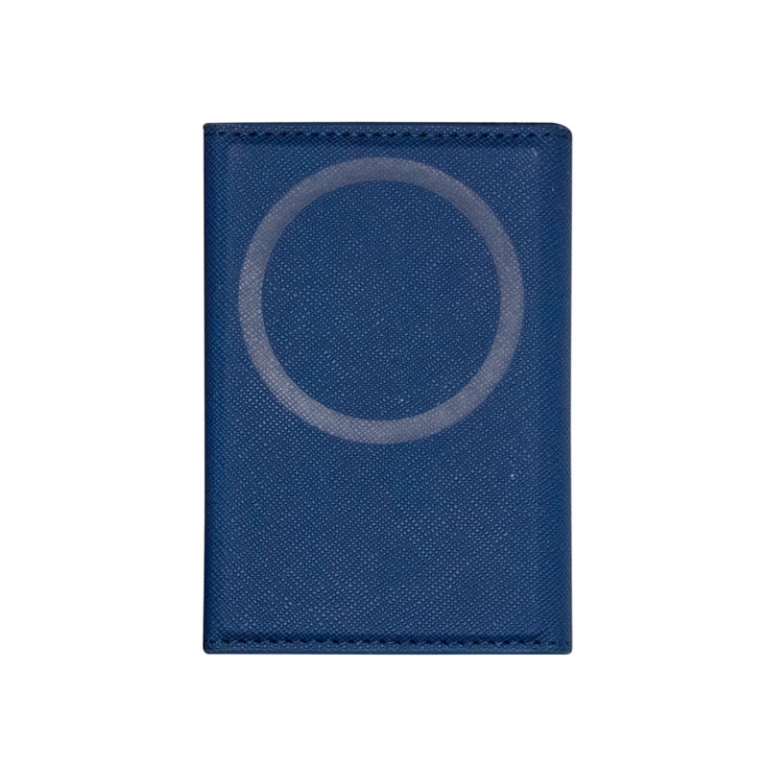 ETRES SMART WALLET SAFFIANO BLU 3