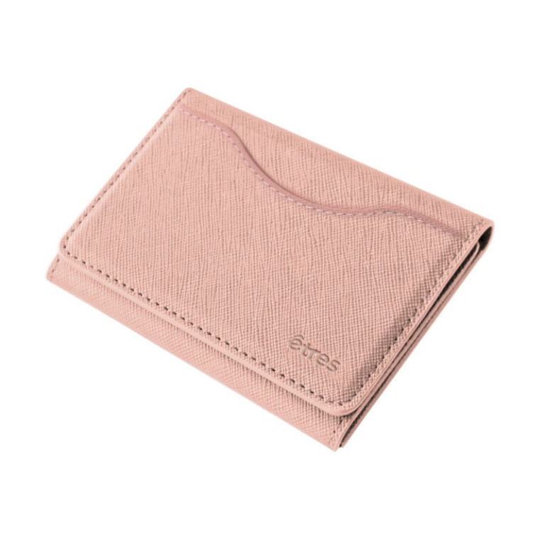 ETRES SMART WALLET SAFFIANO ROSA
