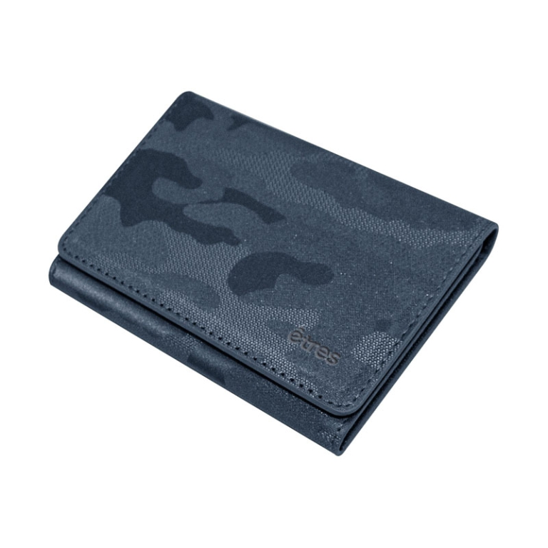 ETRES WALLWET FLAT CAMUFLAGE BLU 10X17CM