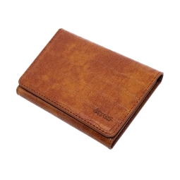 ETRES WALLET SQUARED MARRONE 10X17CM