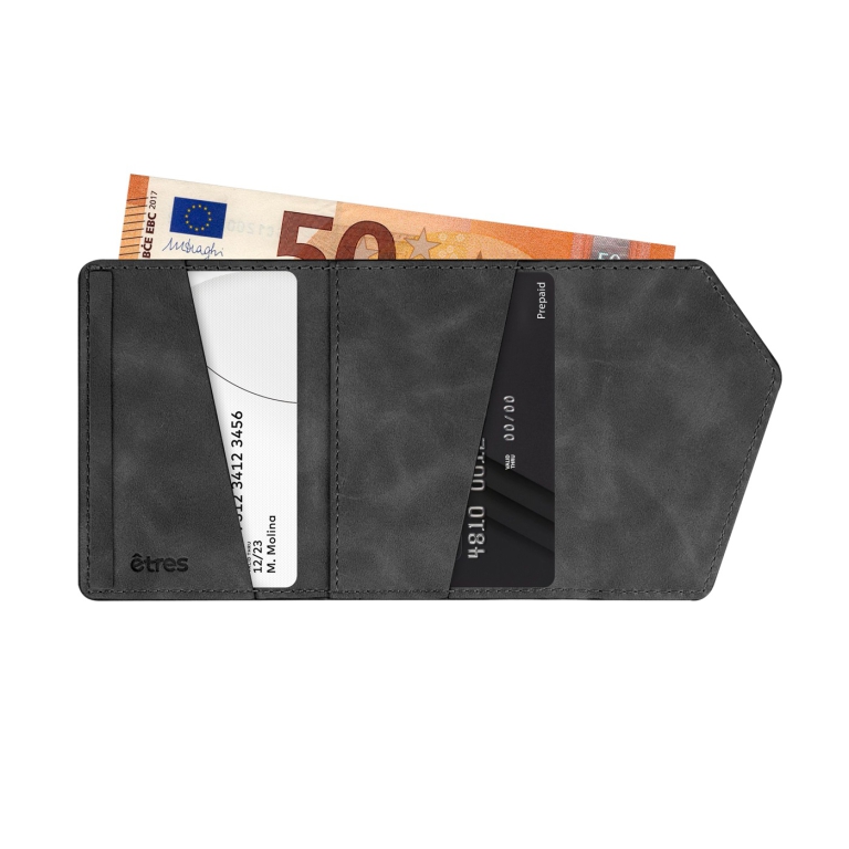 ETRES WALLET EASY BLACK  10X17CM 2